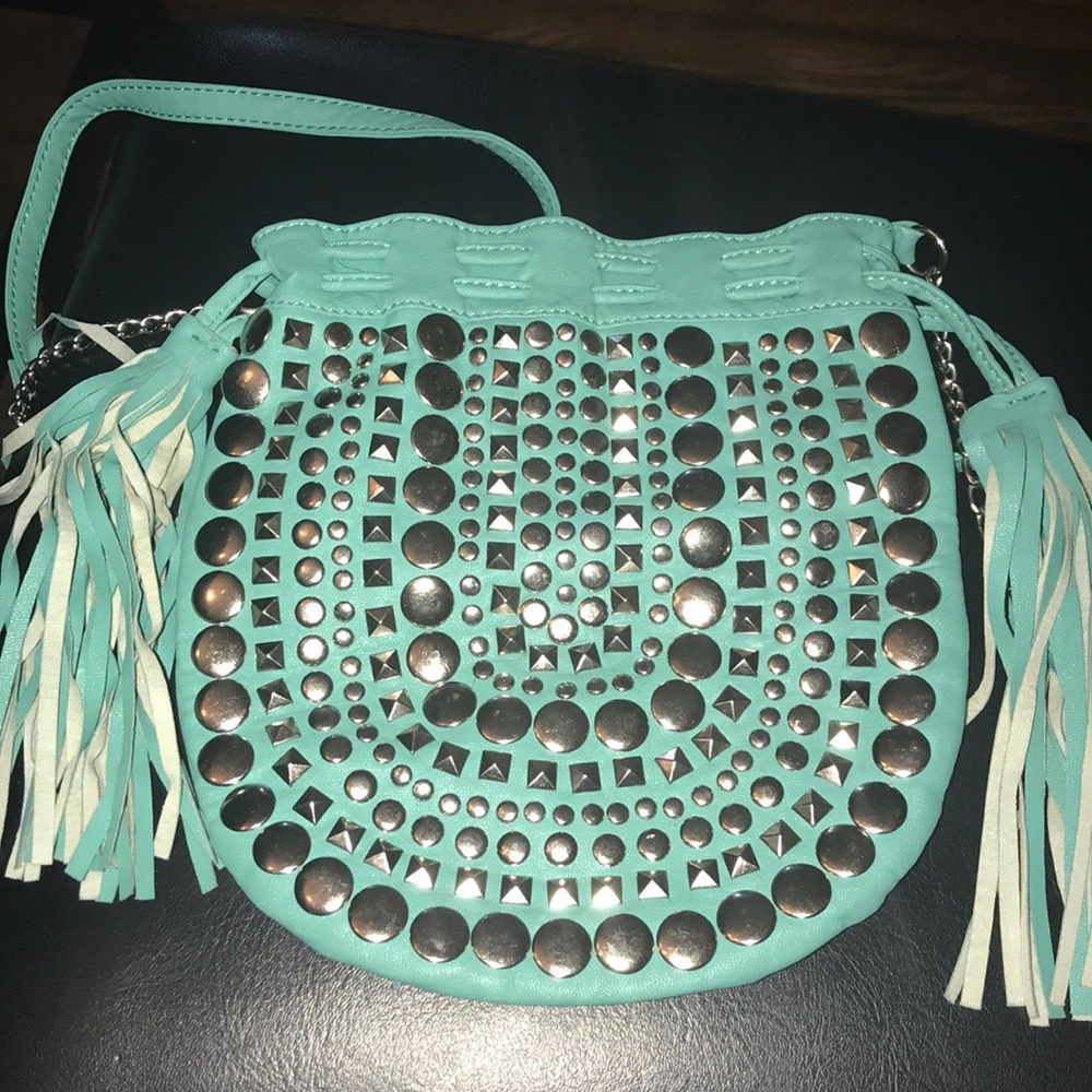 Small Turquoise Satchel